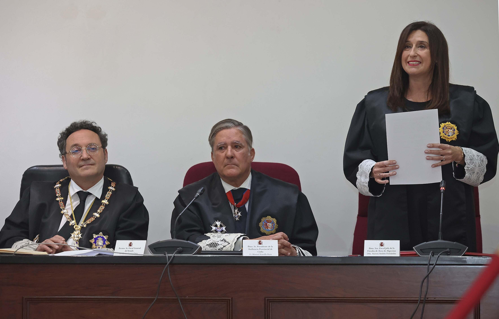 La toma de posesión de Aurora Andrés como nueva Fiscal Jefe del Área de Algeciras, en imágenes