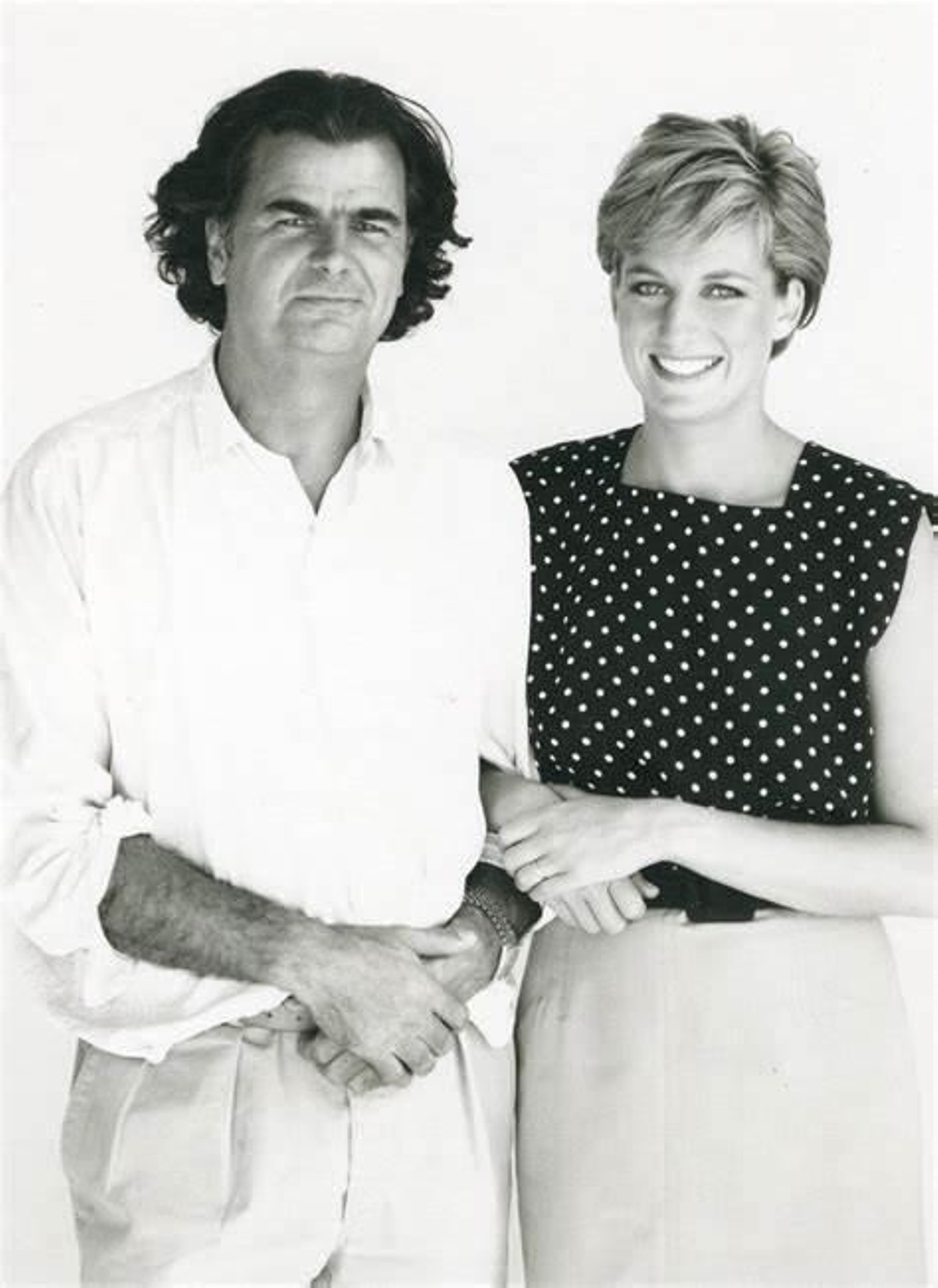 Demarchelier con la princesa Diana.