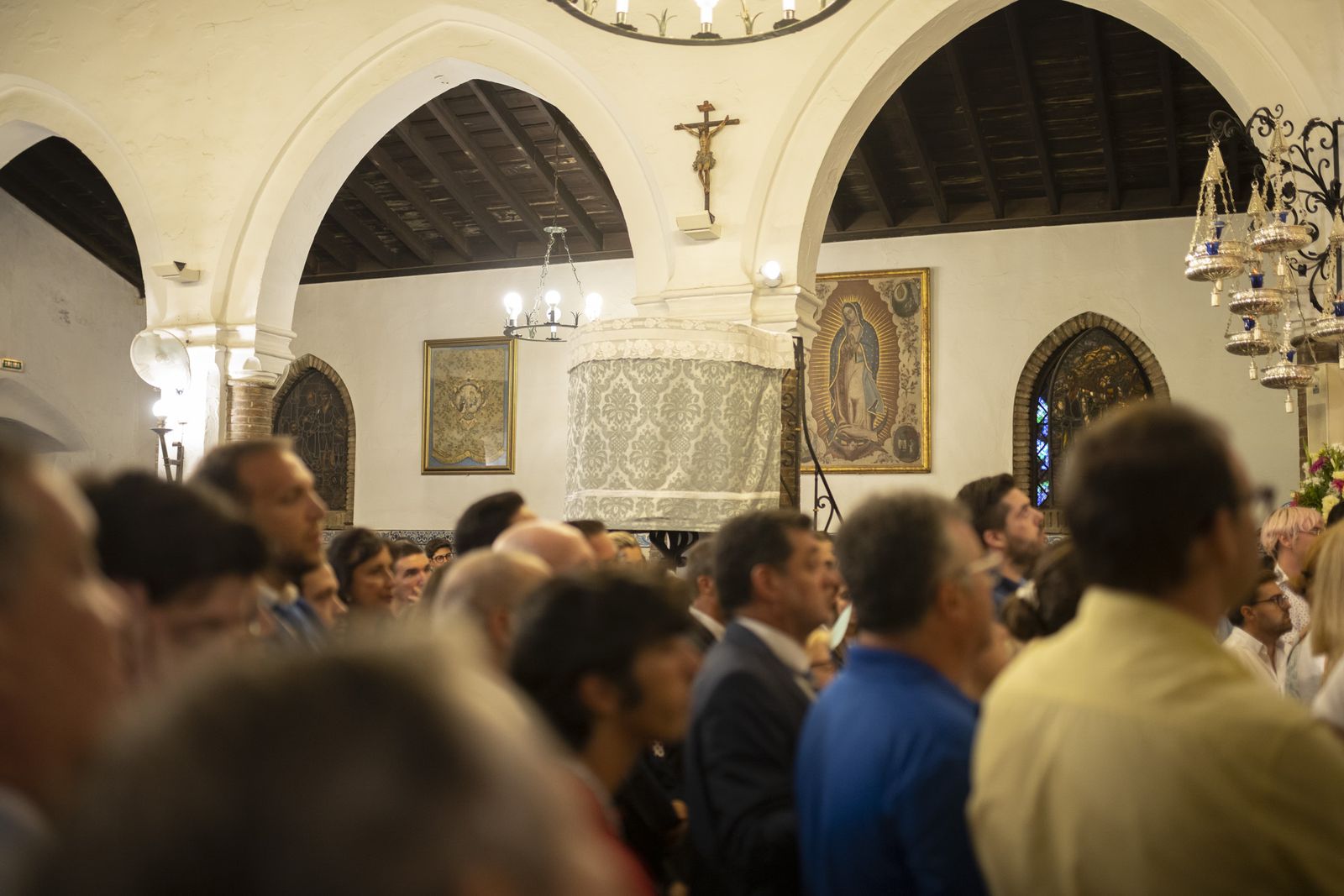 Imágenes de la recogida de la Virgen de la Cinta 2022