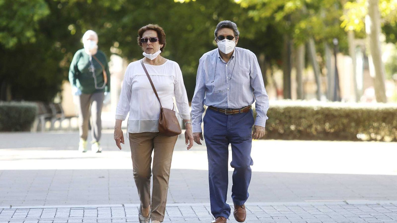 Juan Luis merino y su mujer, Ana Toledo, en su primera salida por Gran Vía Parque.
