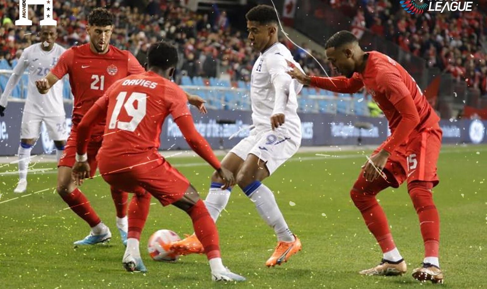 Choco Lozano en el partido contra Canadá.