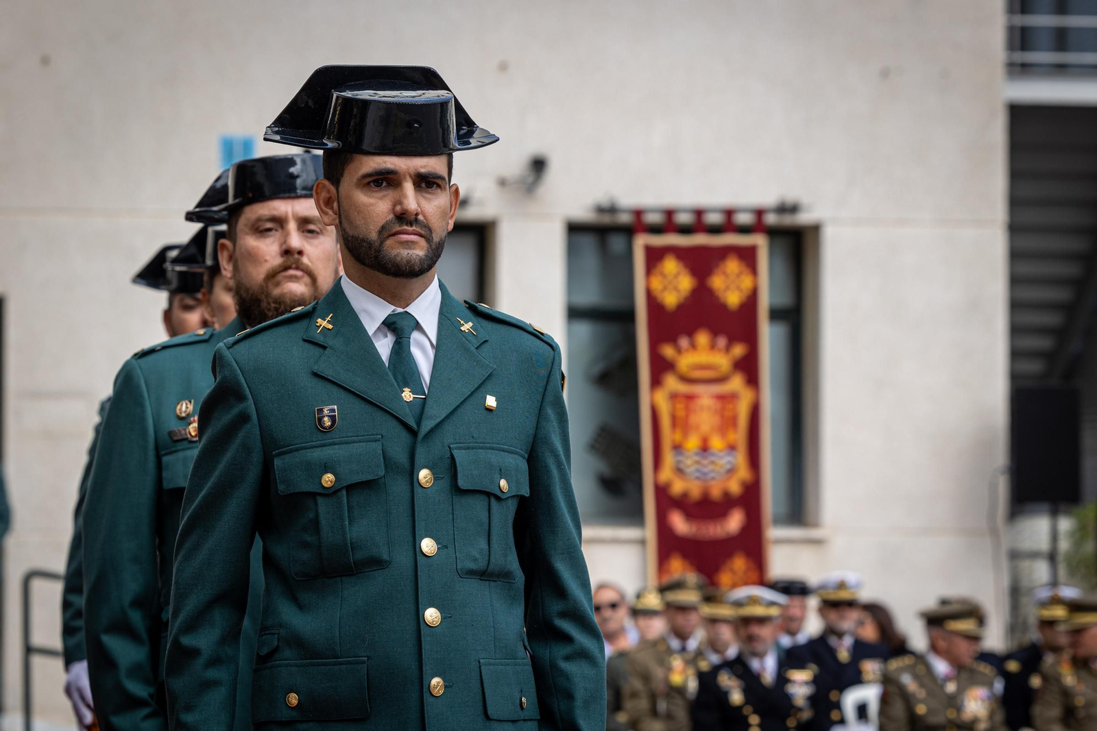 Imágenes de los actos de la Guardia Civil en Cádiz por la festividad de la Virgen del Pilar
