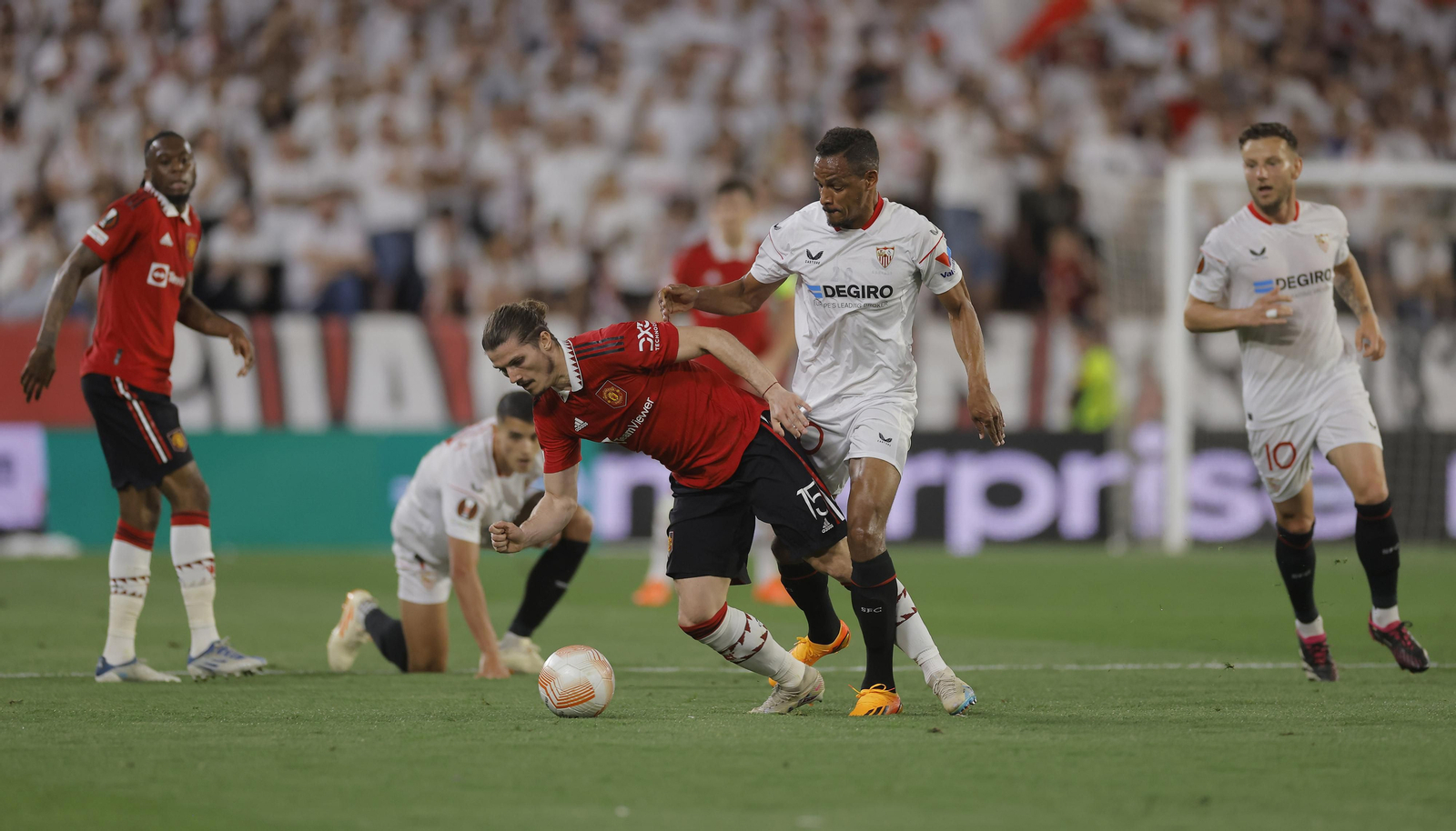 Las fotos del Sevilla-Manchester