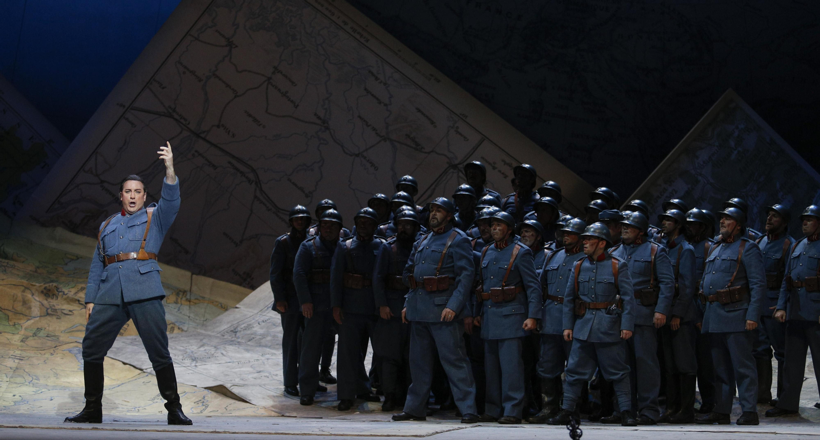 El ensayo general de la ópera 'La hija del regimiento'