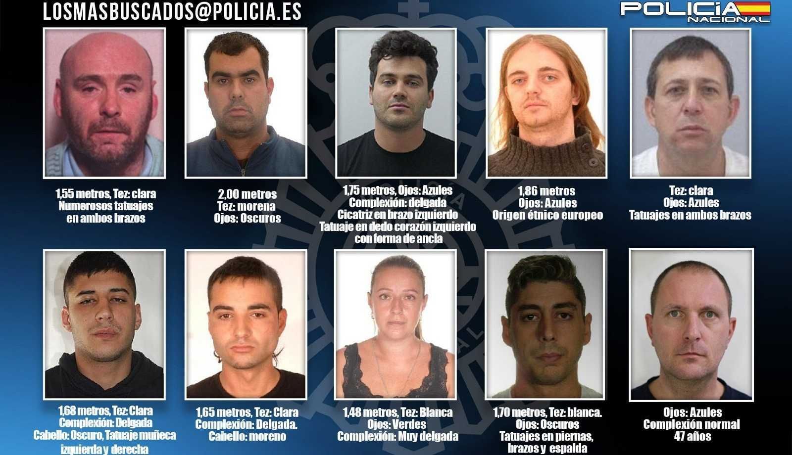¿Te suenan estas caras? Son altamente peligrosos y la Policía los busca
