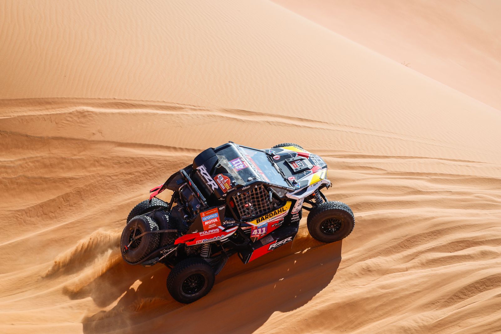 Las mejores fotos del Dakar por las dunas