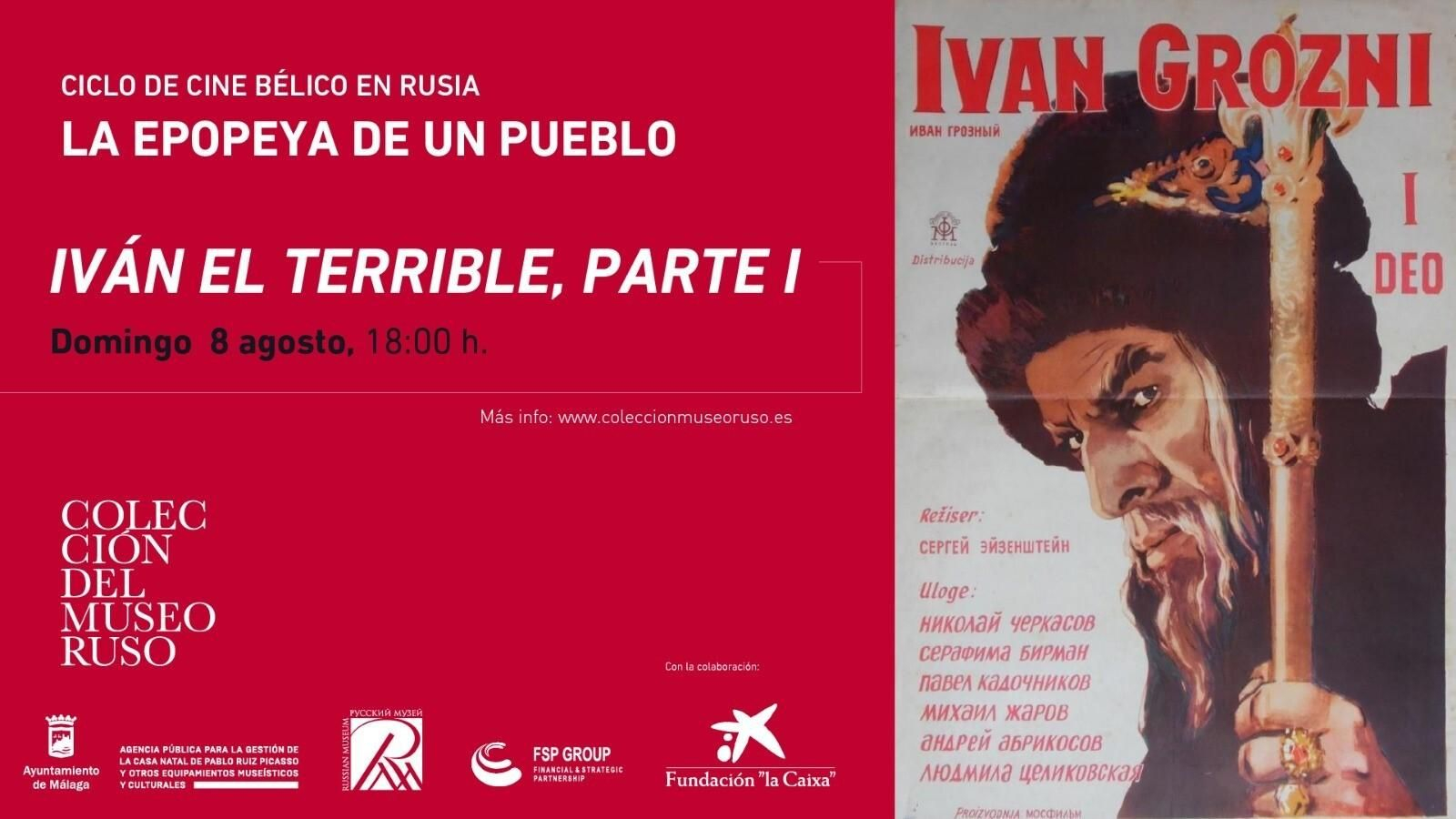 La historia de Iván El Terrible y el periodo turbulento centran este mes el ciclo de cine del Museo Ruso La historia de Iván El Terrible y el periodo turbulento centran este mes el ciclo de cine del Museo Ruso