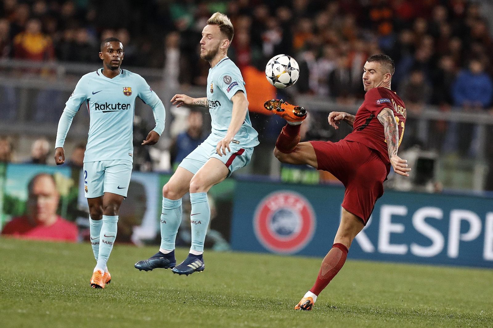 El Roma-Barcelona, en imágenes