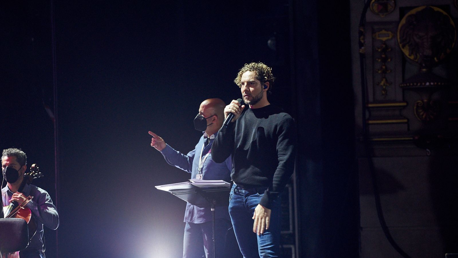 Bisbal durante el concierto