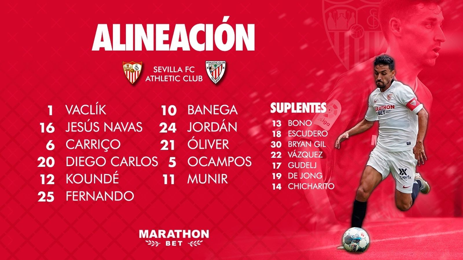 Munir en punta y Koundé de lateral izquierdo