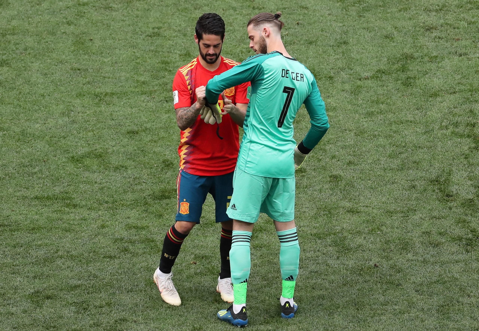 Las imágenes del España-Rusia