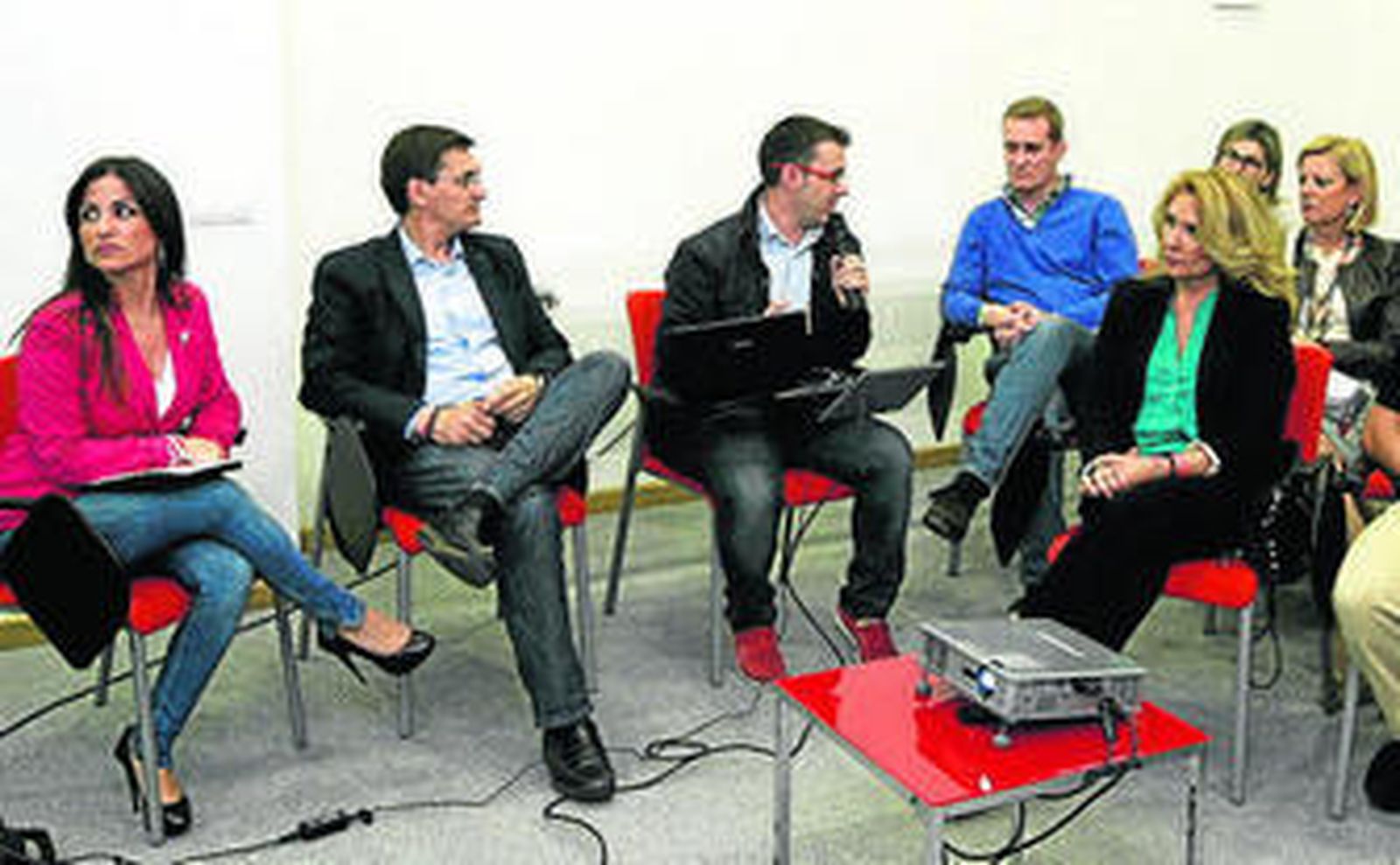 Presentación de la Plataforma Andalucía en Acción en la sede de Pablo Iglesias.