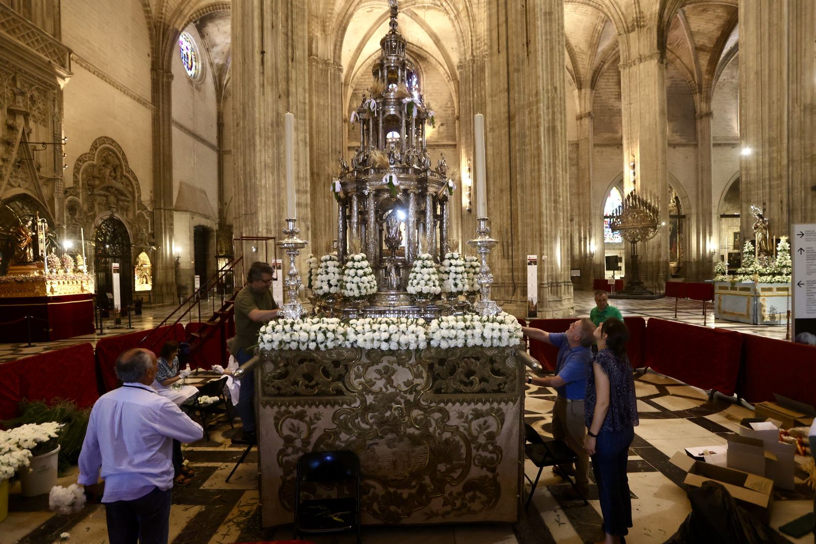 Preparativos del Corpus