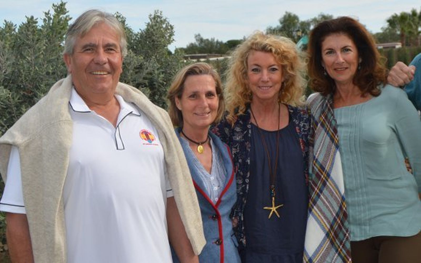 Juan Pemán, Reyes Álvarez de las Asturias, Mónica Díaz y Carmen Barbadillo.  Foto: Ignacio Casas de Ciria