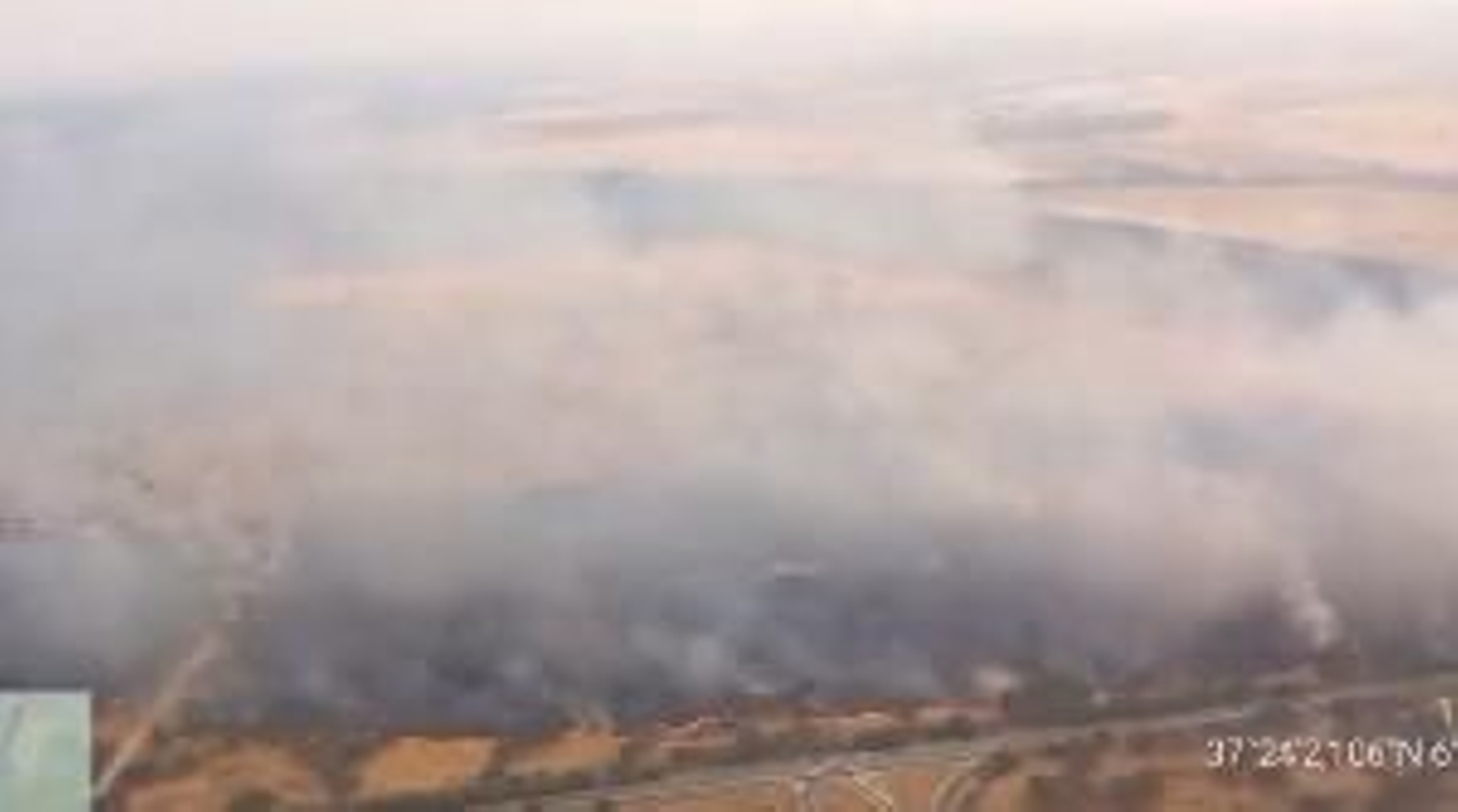 El incendio en Las Doblas
