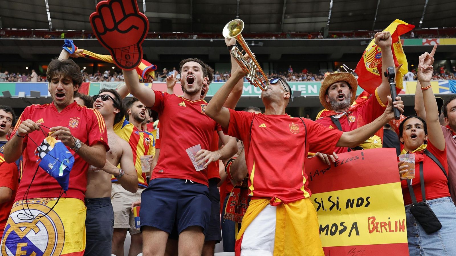 Las mejores imágenes del España - Francia