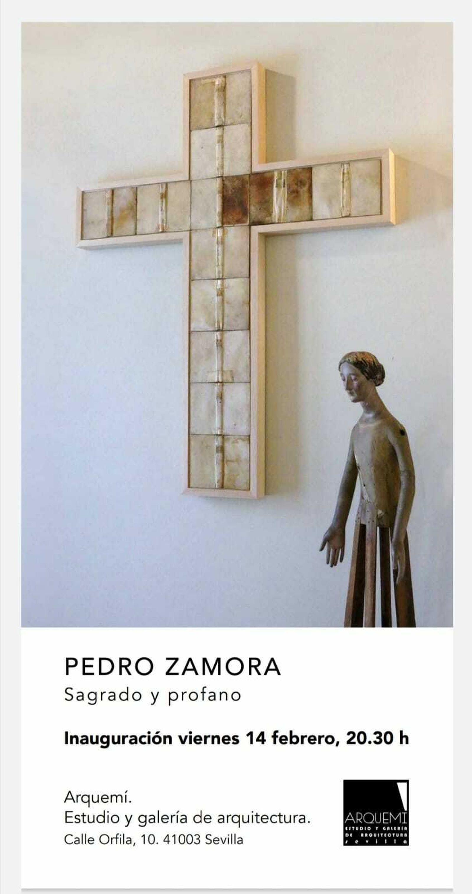 Cartel de la exposición en Arquemí.