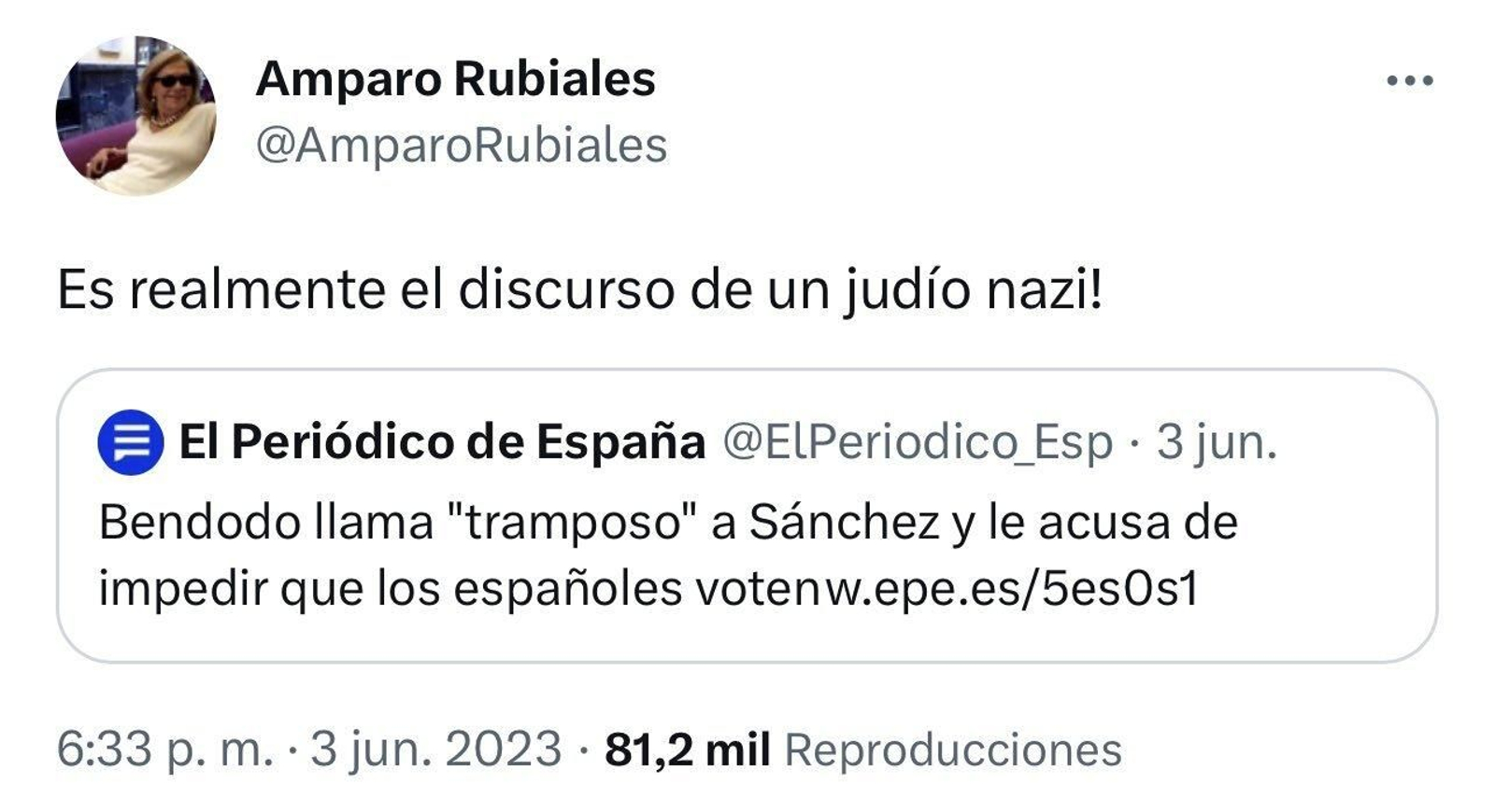 El PSOE de Sevilla pide a Amparo Rubiales que rectifique tras llamar "judío nazi" a Bendodo