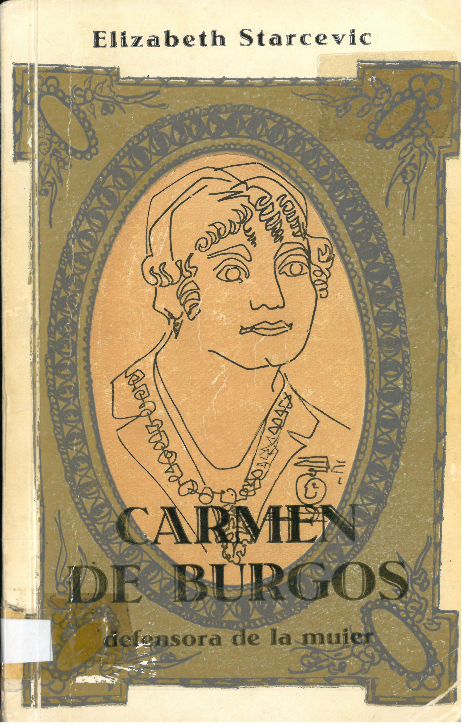 Portada del libro “Carmen de Burgos, defensora de la mujer”, publicado en julio de 1976