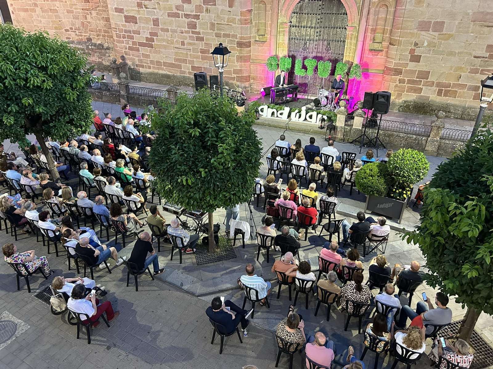 La Plaza de Santa María de Andújar es uno de los espacios escénicos contemplados en el programa.