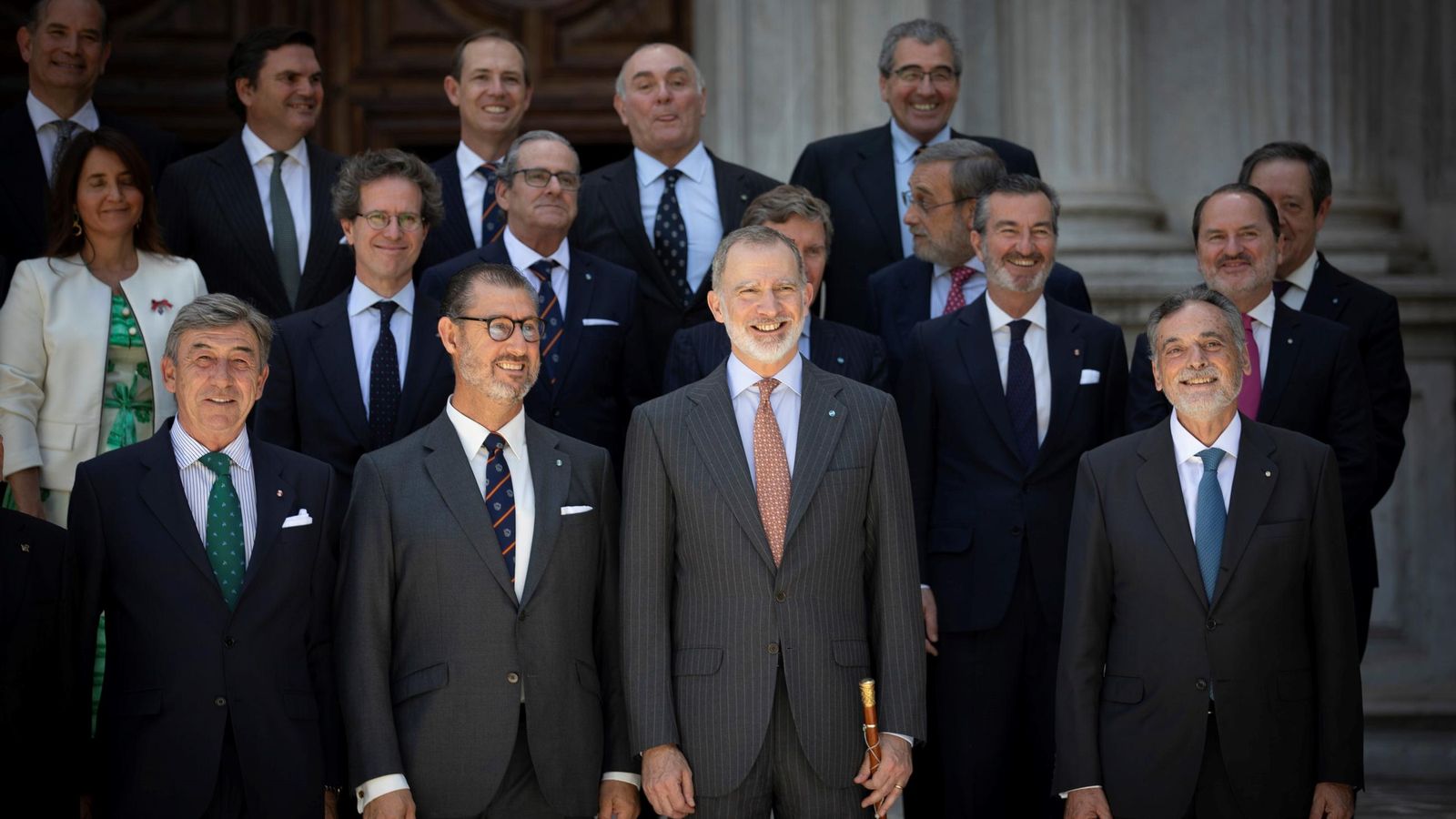 Las fotos de Felipe VI en el Real Monasterio de San Jerónimo de Granada en la reunión de las Reales Maestranzas de España