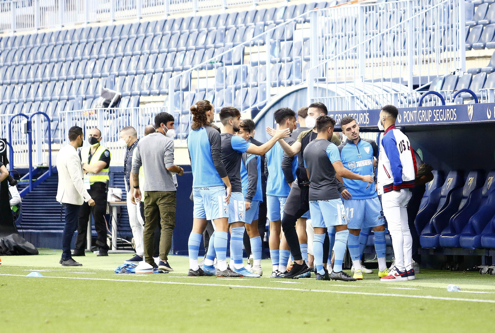 El Málaga CF-Castellón, en fotos