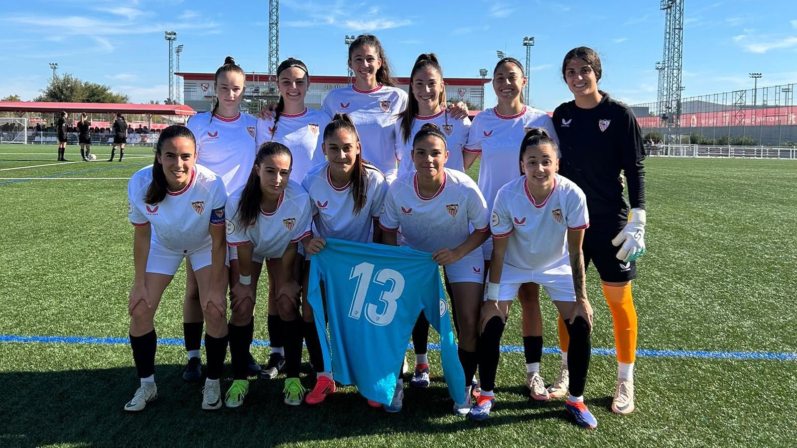 Once presentado por el conjunto hispalense en su encuentro frente al Almería femenino.