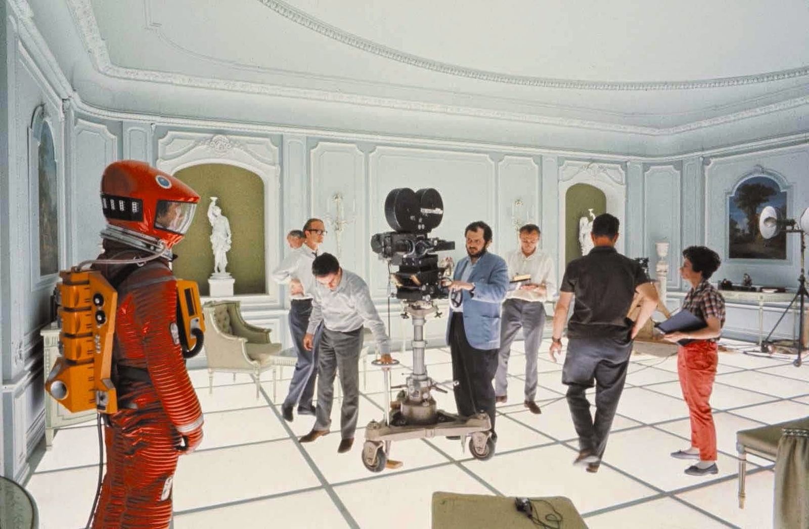 Set de rodaje de '2001. Una odisea en el espacio'.