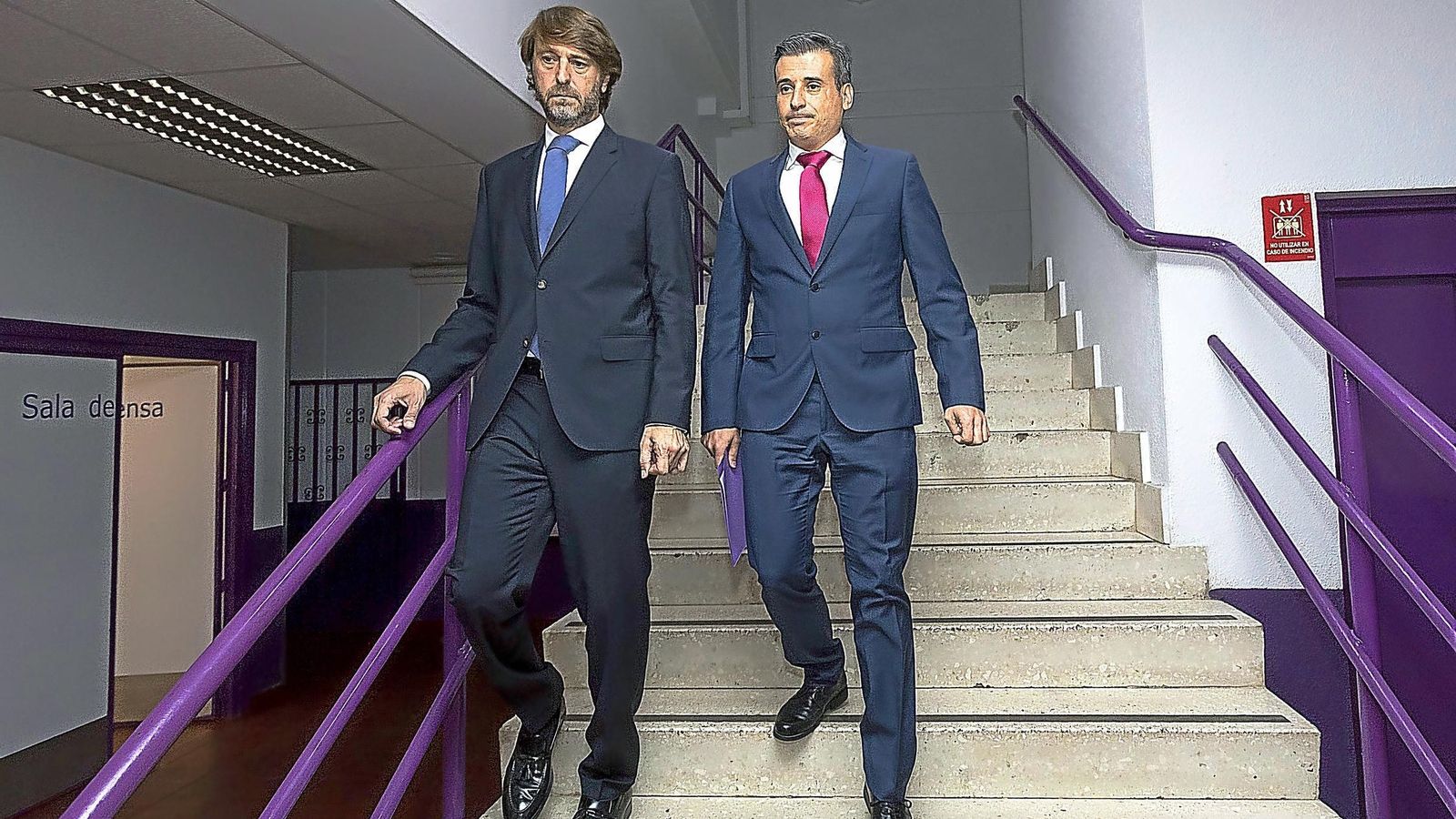 Carlos Suárez y Miguel Ángel Gómez, en el José Zorrilla.