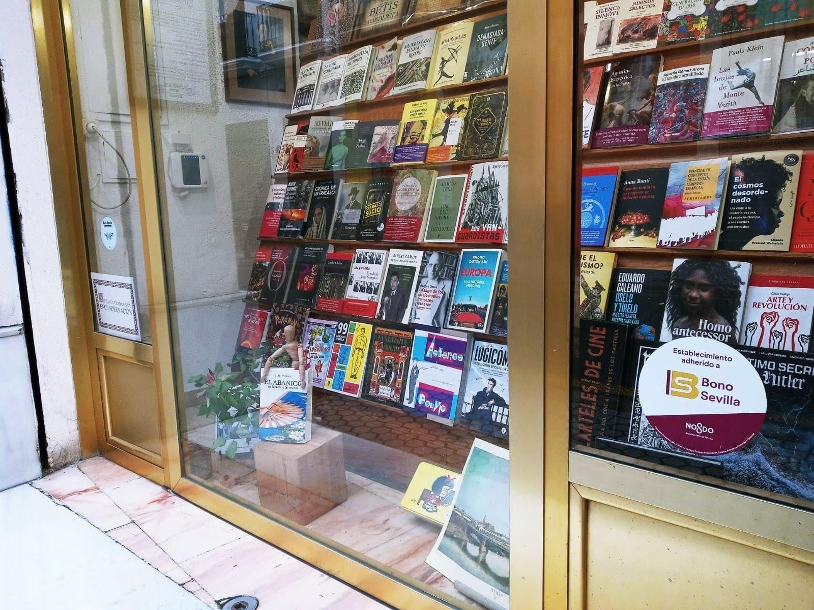 Un establecimiento adherido a la iniciativa del Bono Sevilla, en una campaña anterior.