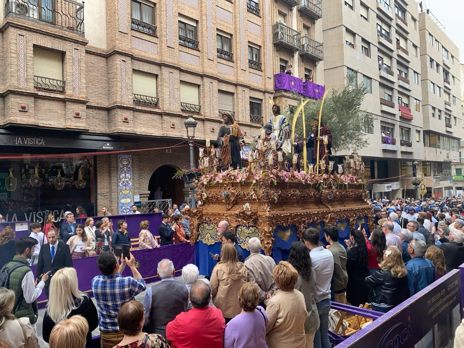 La Borriquilla el Domingo de Ramos en Jaén.