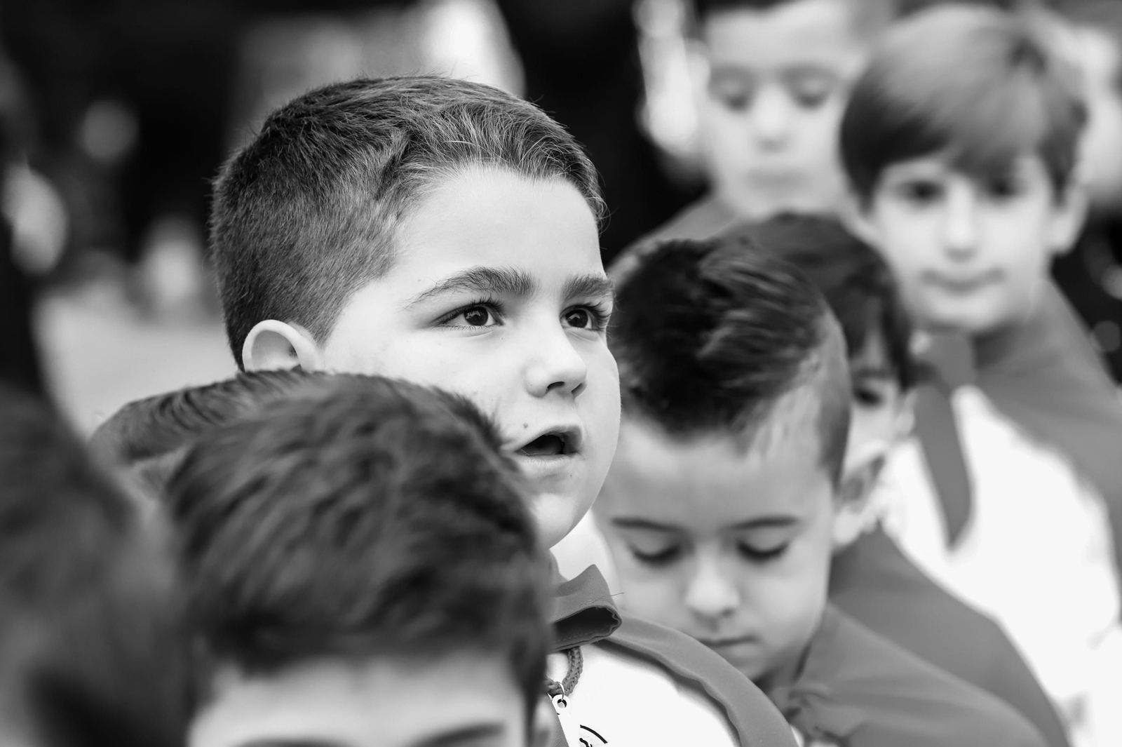 Fotos de la procesión infantil del colegio Nuestra Señora de los Milagros de Algeciras