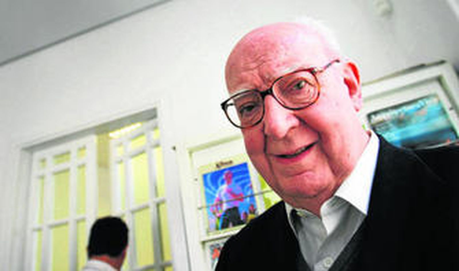 Borau, en la Fundación Picasso en 2007, en una de sus últimas visitas a Málaga.