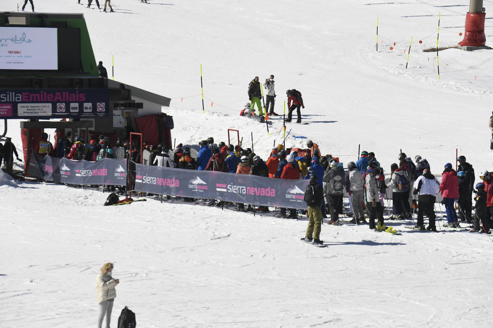 Fotos del último día de esquí en Sierra Nevada