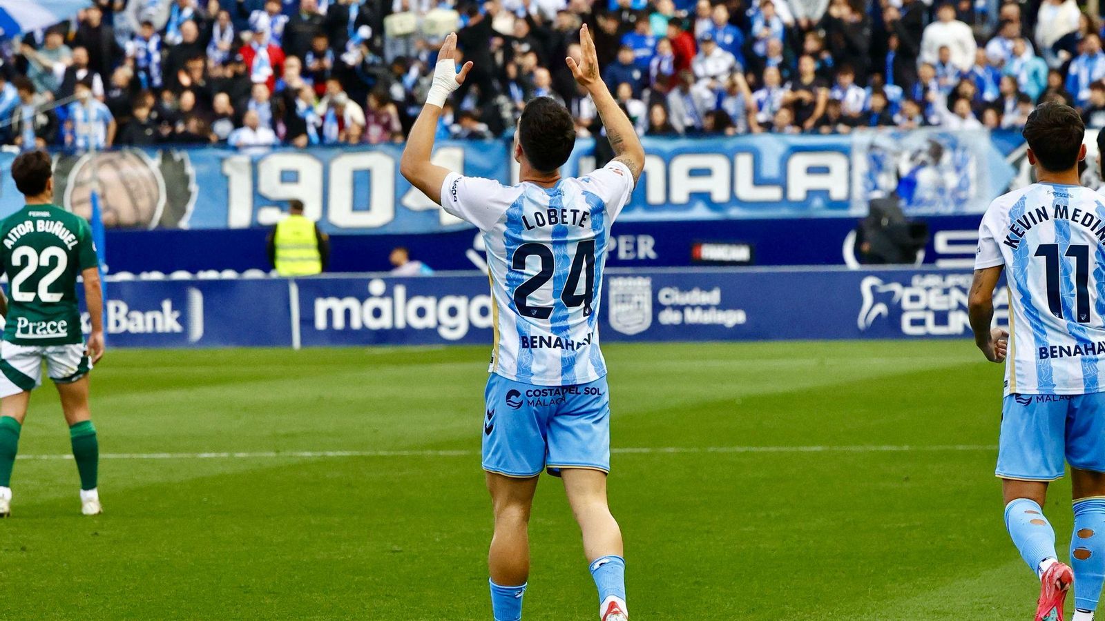 El Málaga CF-Racing de Ferrol, en fotos