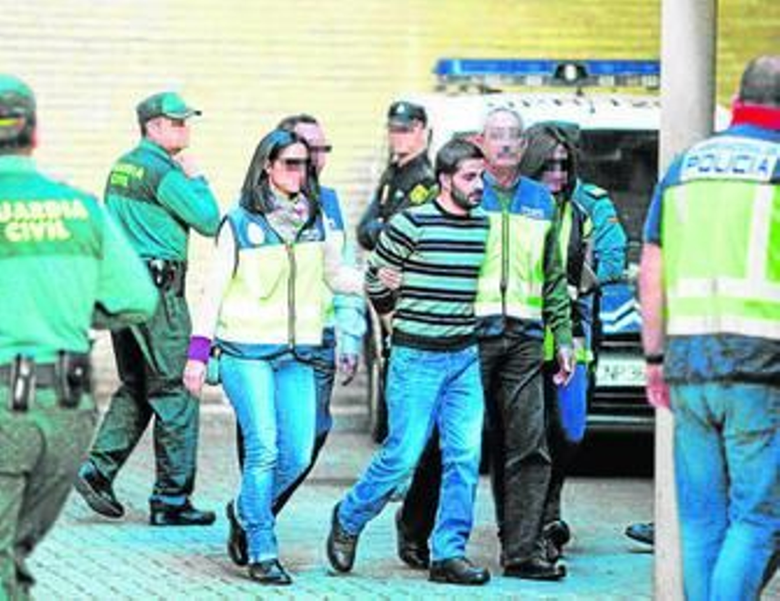 El asesino confeso, Miguel Carcaño, en marzo pasado en Zaragoza, donde se sometió al 'test de la verdad'.