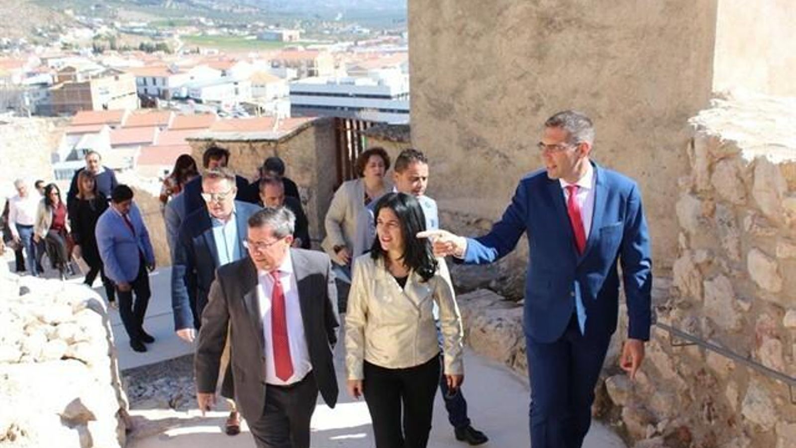 Entrena, López Calahorro y Antonio José Salazar.