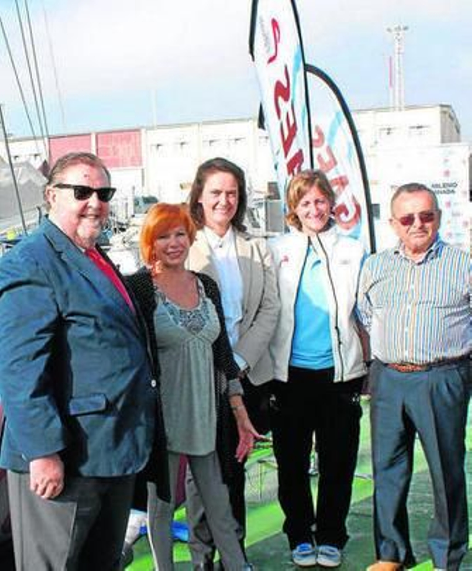 Díaz Sol, Pleguezuelos, Luisa García, Anna Corbella y Juan Manuel León.