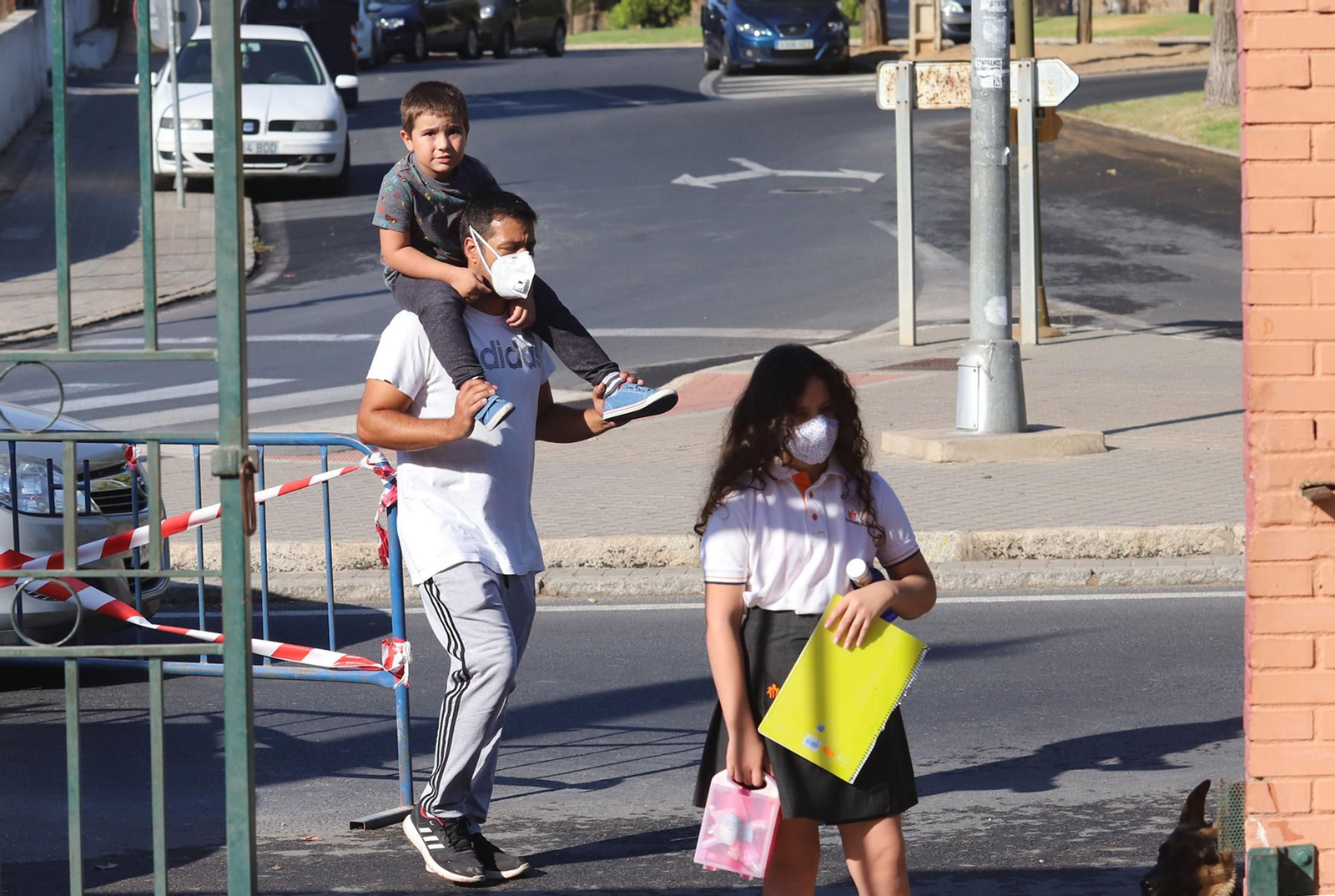Imágenes de la vuelta al cole en Huelva