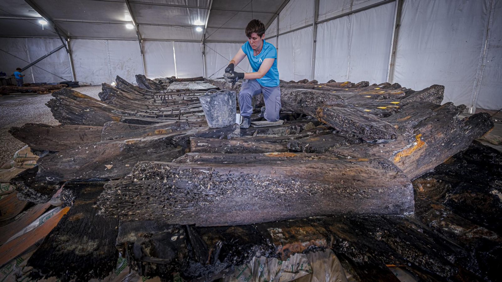 Las imágenes del pecio del siglo XVII (Delta I) rescatado en aguas de la Bahía de Cádiz