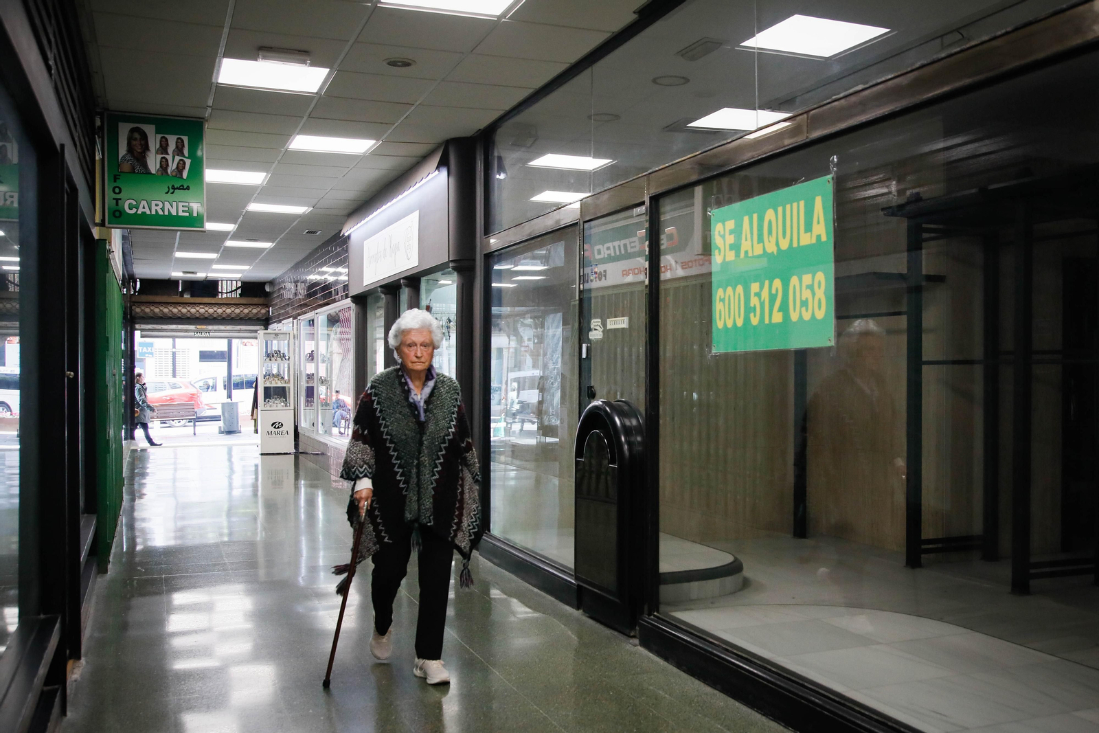 Estas son las imágenes de las galerías comerciales de la ciudad