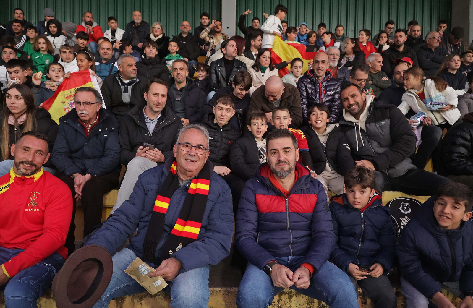 Búscate durante el España - Italia sub-17 celebrado en Los Barrios