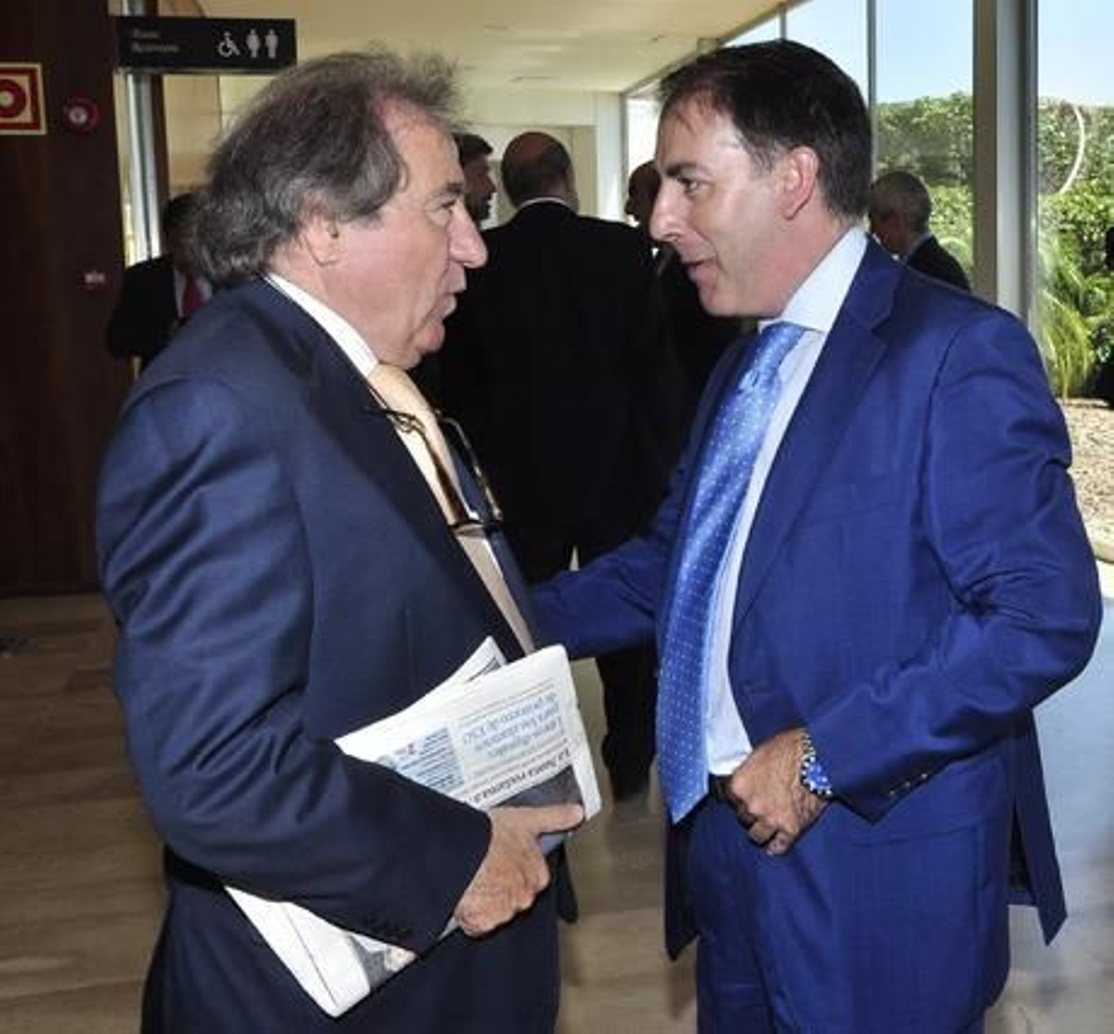 Manuel Muñoz, de Guadarte, y Mariano Muñoz, de Merkamueble.

Foto: J.C.Vázquez/V.Hidalgo/M.Gómez