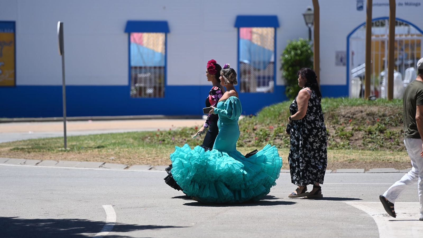 Las fotos del lunes festivo en la Feria en Málaga