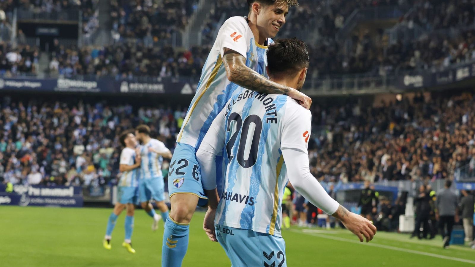 El Málaga CF-Eldense, en fotos