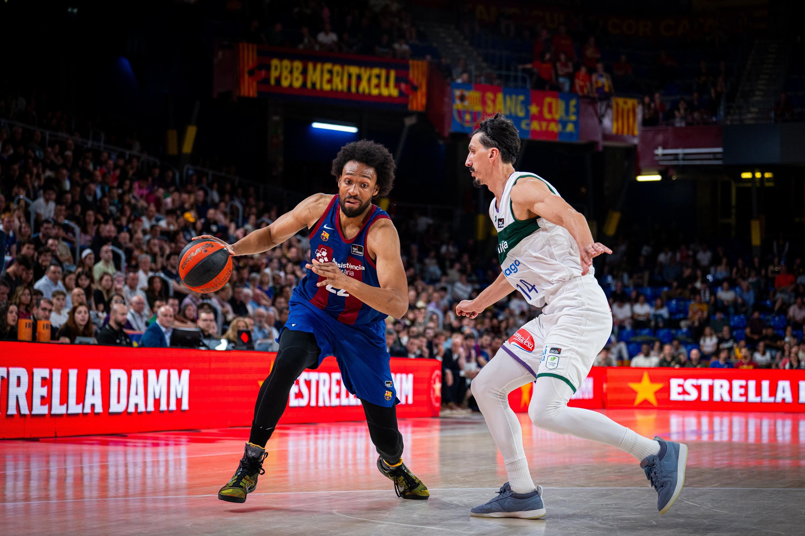 El Barcelona - Unicaja de ACB, en fotos