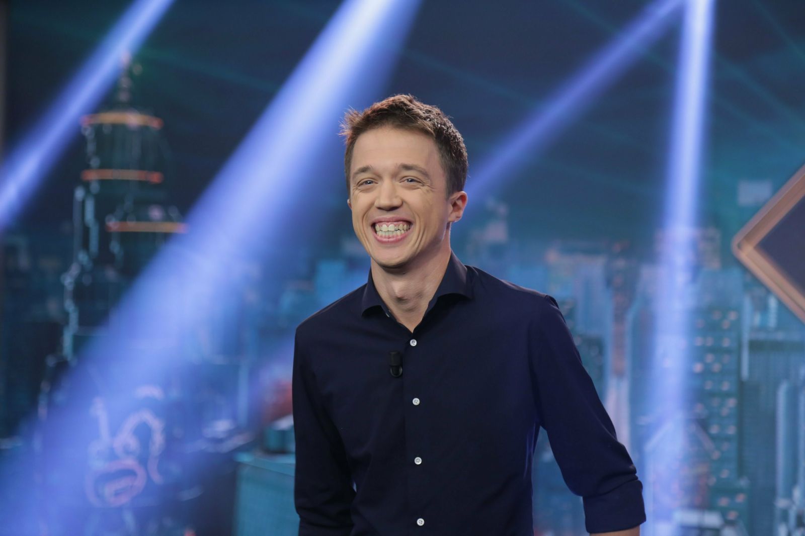 Íñigo Errejón en su entrada al plató de 'El Hormiguero' este martes