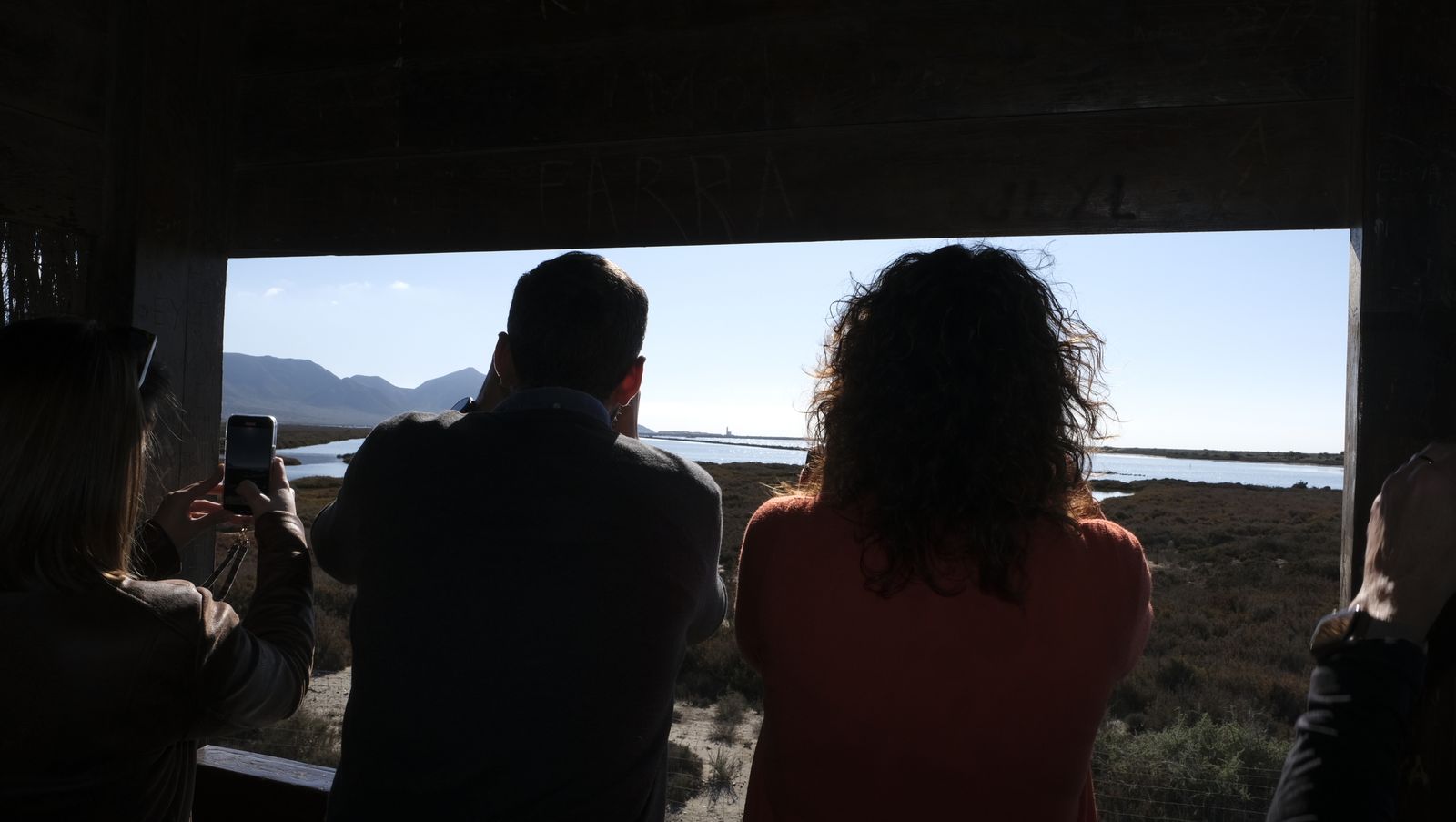 Imágenes de las Salinas de Cabo de Gata con agua otra vez