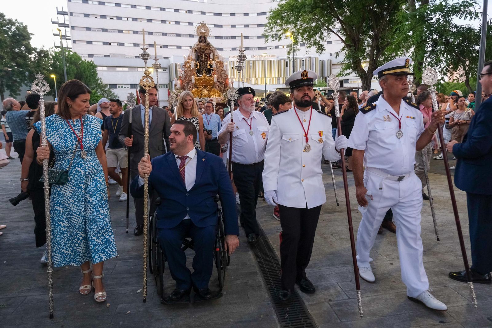 Procesión Virgen del Carmen de Santa Ana y Virgen del Carmen de San Leandro