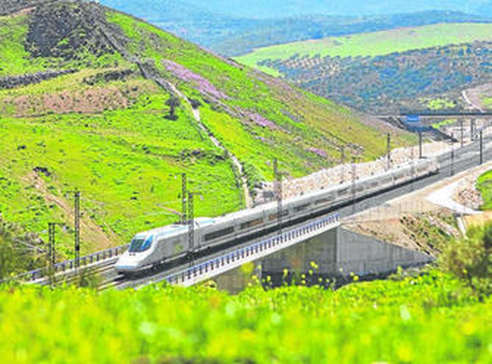 Uno de los trenes AVE que unen Málaga con Madrid.